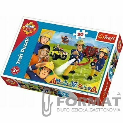 Puzzle 30 Gotowi by pomagać Strażak Sam TREFL 3