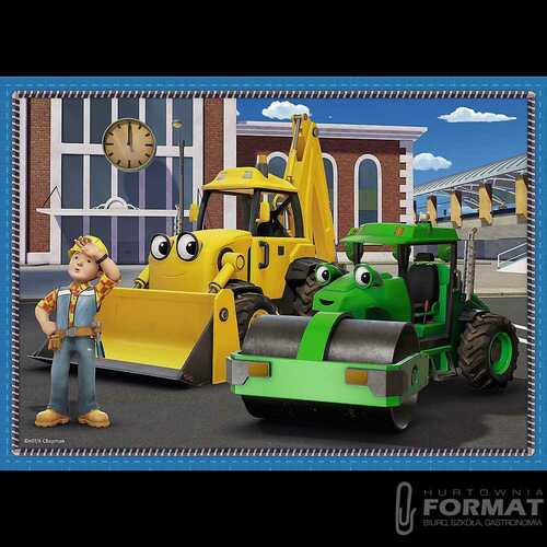 PUZZLE 4W1 BOB BUDOWNICZY PRACOWITY DZIEŃ TREFL 2