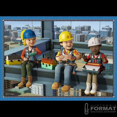 PUZZLE 4W1 BOB BUDOWNICZY PRACOWITY DZIEŃ TREFL 3