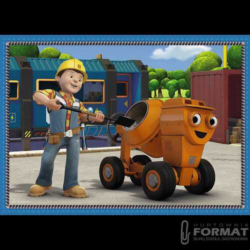 PUZZLE 4W1 BOB BUDOWNICZY PRACOWITY DZIEŃ TREFL 4