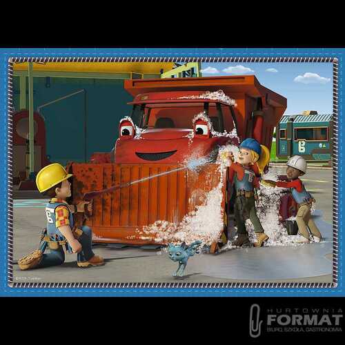 PUZZLE 4W1 BOB BUDOWNICZY PRACOWITY DZIEŃ TREFL 5