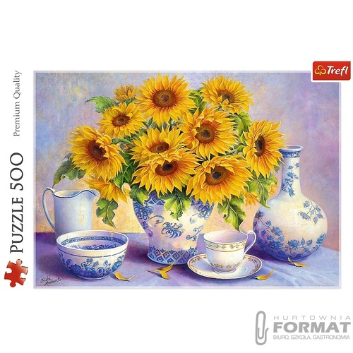 Puzzle 500el Słoneczniki 37293 TREFL 3