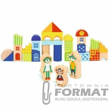 KOLOROWE KLOCKI Z RODZINĄ TREFLIKÓW 2