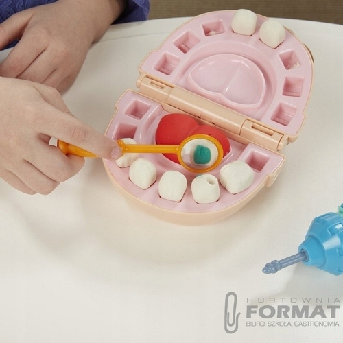 Ciastolina zestaw małego dentysty 3