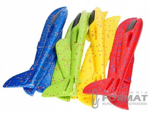 SAMOLOT STYROPIANOWY MIX KOLOR 2