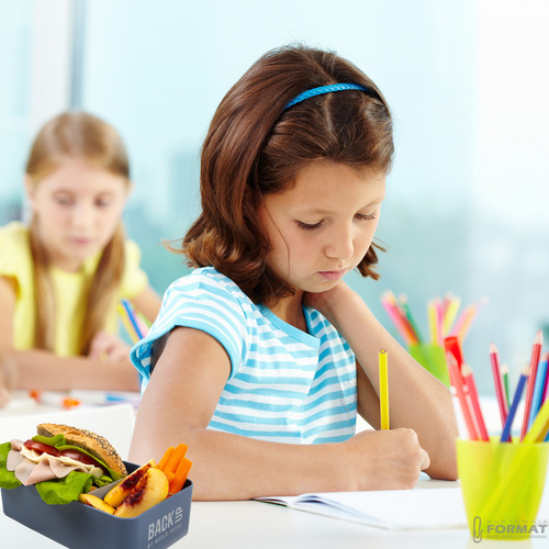 ŚNIADANIÓWKA LUNCHBOX WYJMOWANA PRZEGRODA 600ml GRANATOWA EKO BEZ BPA 10