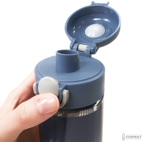 BIDON BUTELKA NA WODĘ BACKUP DERFORM NIETOKSYCZNY 600ml BPA FREE GRANATOWY 10