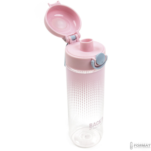 BIDON BUTELKA NA WODĘ BACKUP DERFORM NIETOKSYCZNY 600ml BPA FREE RÓŻOWY 8