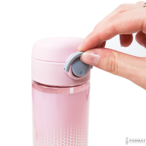 BIDON BUTELKA NA WODĘ BACKUP DERFORM NIETOKSYCZNY 600ml BPA FREE RÓŻOWY 9