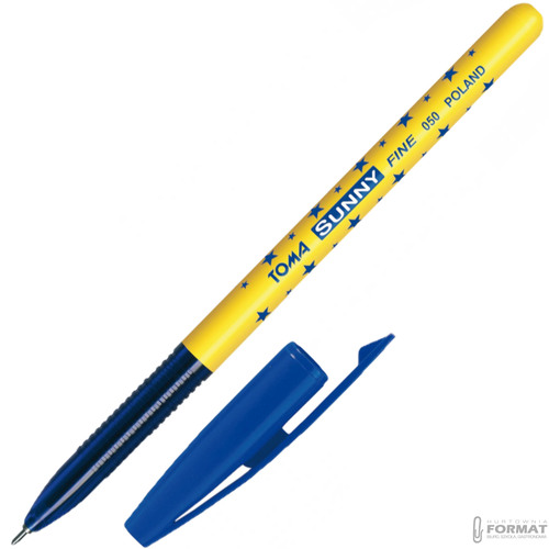 DŁUGOPIS TOMA W GWIAZDKI TO-050 SUNNY FINE 0,7 MM NIEBIESKI 3