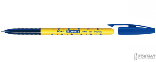 DŁUGOPIS TOMA W GWIAZDKI TO-050 SUNNY FINE 0,7 MM NIEBIESKI 7