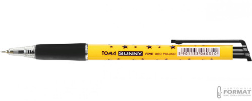 DŁUGOPIS AUTOMATYCZNY TOMA SUNNY FINE 060 W GWIAZDKI CZARNY 7