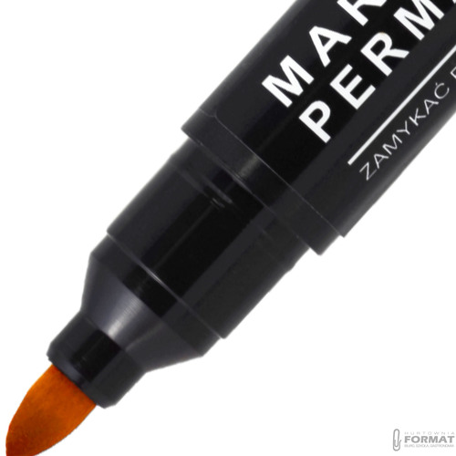 MARKER PERMANENTNY OKRĄGŁY TOMA TO-202 POMARAŃCZOWY 1,5mm MAZAK PISAK 3