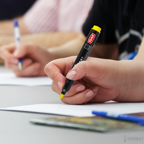 MARKER PERMANENTNY OKRĄGŁY TOMA TO-202 ŻÓŁTY 1,5mm MAZAK PISAK 6
