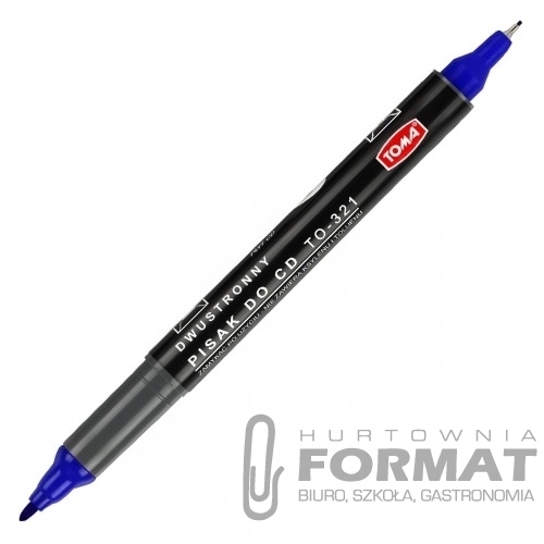 Foliopis permanentny TOMA TO-321 - niebieski 2