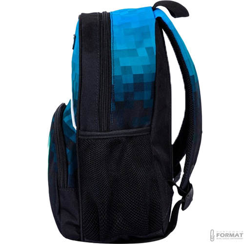 PLECAK SZKOLNY JEDNOKOMOROWY A5 DLA FANA MINECRAFT PIXEL ASTRABAG 13