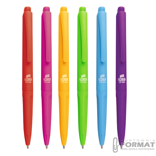 DŁUGOPIS RAINBOW EASY 1,0MM NIEBIESKI WKŁAD 2