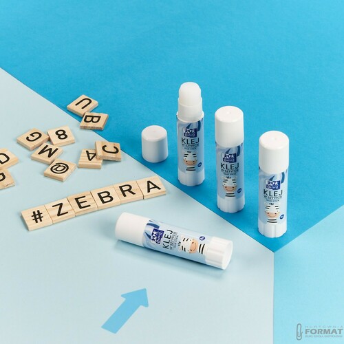 ZESTAW 4 SZTUKI KLEJU W SZTYFCIE OXFORD GLUE STICK 8g MOCNY SZKOLNY KLEJ 18
