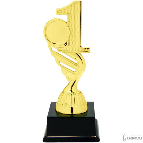 Puchar złoty trofeum nagroda statuetka pierwsze miejsce 3d + GRAWER 16 cm 2