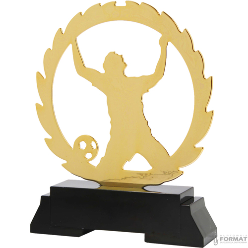 Puchar złoty trofeum nagroda statuetka dla piłkarza 3d + GRAWER 18,5cm 2