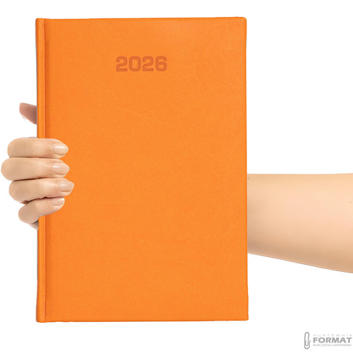 Kalendarz ECO 2026 dzienny A5 Vivella pomarańczowy 11
