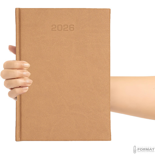 Kalendarz ECO 2026 dzienny A5 Vivella beżowy 11