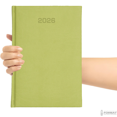Kalendarz ECO 2026 dzienny A5 Vivella oliwkowy 11