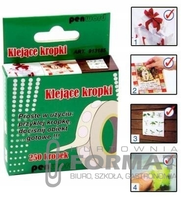 KLEJĄCE KROPKI MF913185-250 ŚR 10mm 2