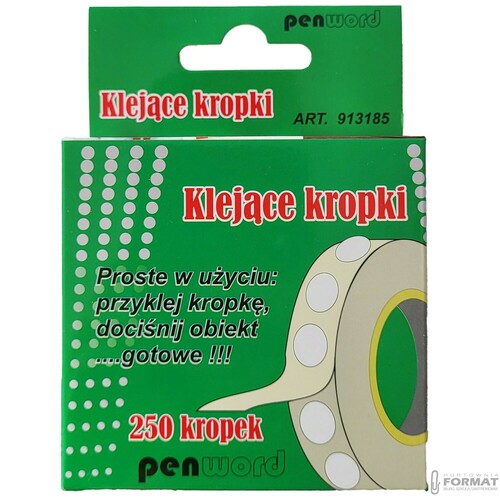 KLEJĄCE KROPKI MF913185-250 ŚR 10mm 4