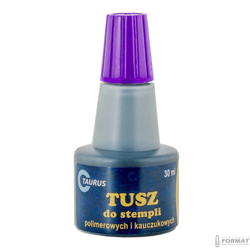 TUSZ DO STEMPLI PIECZĄTEK 30 ML FIOLETOWY TAURUS 2