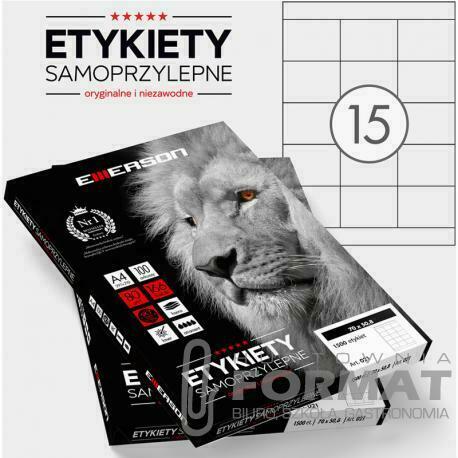 ETYKIETA SAMOPRZYLEPNA EMERSON A100 70/50,8 2