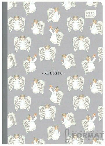ZESZYT A5/32K  RELIGIA Z PODDRUKIEM INTERDRUK 7