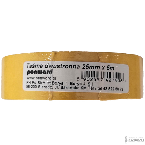 TAŚMA DWUSTRONNA 25mm/5m 2