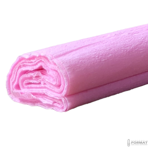 BIBUŁA KOLOROWA MARSZCZONA 50 x 200 cm PENWORD KOLOR RÓŻ PASTELOWY AC-10 2