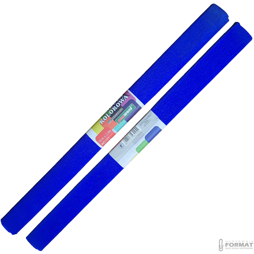 BIBUŁA KOLOROWA MARSZCZONA 50 x 200 cm PENWORD KOLOR NIEBIESKI AC-31 6