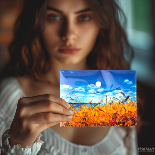 TECZKA KOPERTOWA NARCISSUS PP A6 105x148 mm WZÓR NIEBO VISTA 4