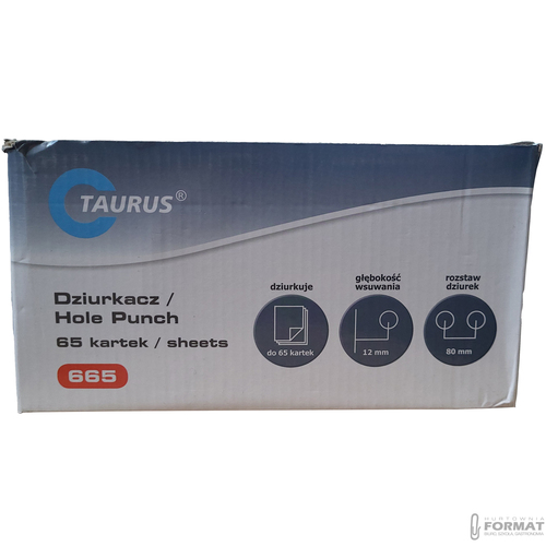 SOLIDNY DZIURKACZ TAURUS 665 DO MAKS. 65 KARTEK 14