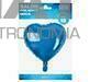 Balon foliowy Serce, niebieskie, 18" 2