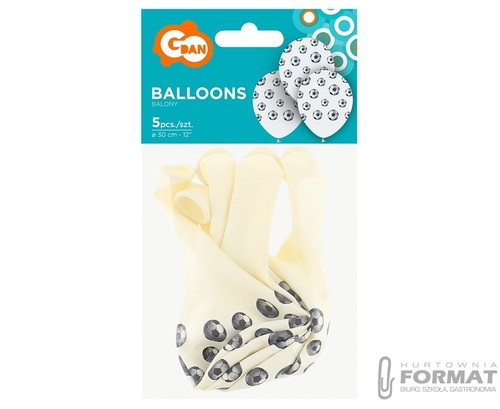 Balony Piłki Nożne, 12"/ 5 szt. 4