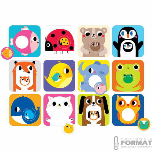 Puzzle z dziurką CzuCzu - Maluchy 2