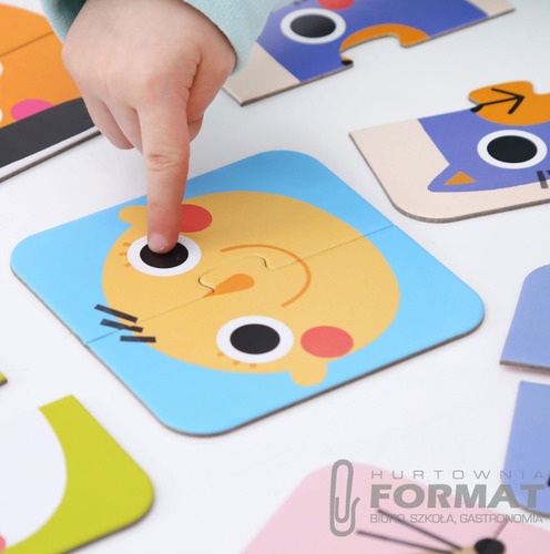 Puzzle CzuCzu układam połówki - Buzie 3