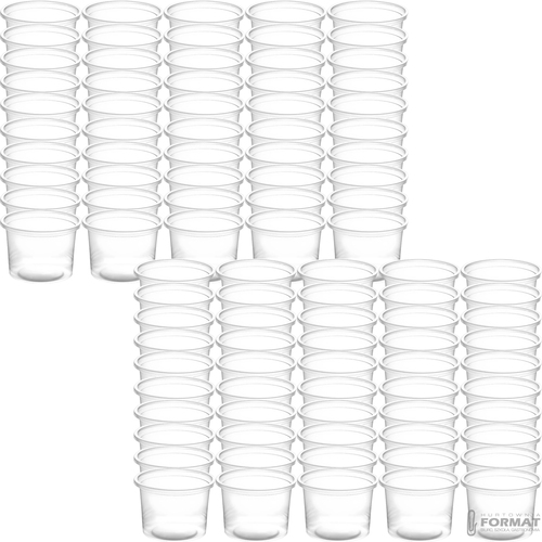 POJEMNIK 100ML SOS PP 100SZT TRANSPARENTNY B/SUP 3