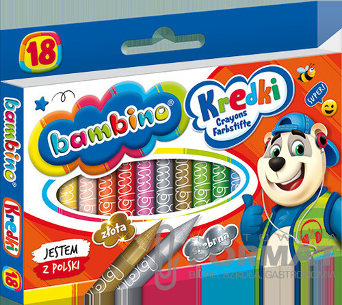 Bambino Kredki 18 kolorów 5