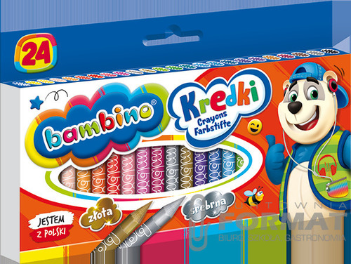 Bambino Kredki 24 kolory 6