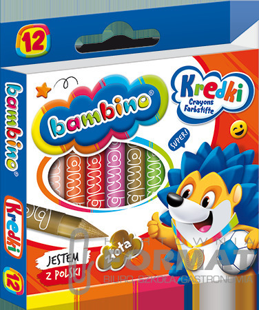 Bambino Kredki 12 kolorów 6