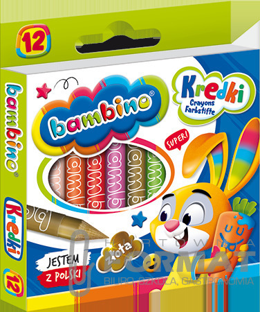 Bambino Kredki 12 kolorów 7