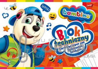 BLOK TECHNICZNY A4 BAMBINO 3
