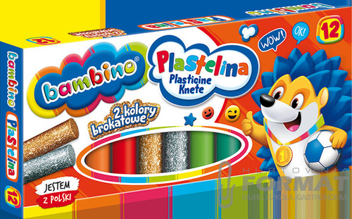Bambino Plastelina 12 kolorów 6