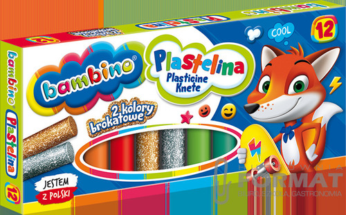 Bambino Plastelina 12 kolorów 7