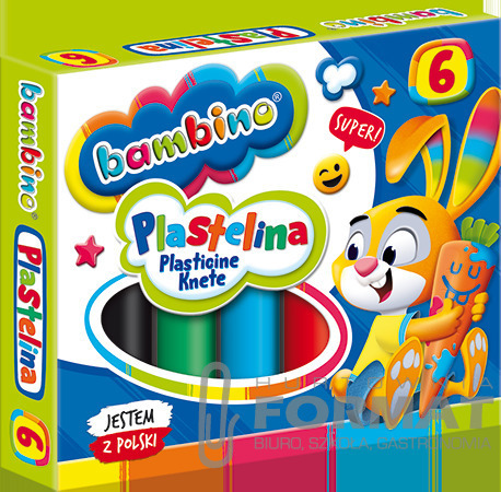 Bambino Plastelina 6 kolorów 5